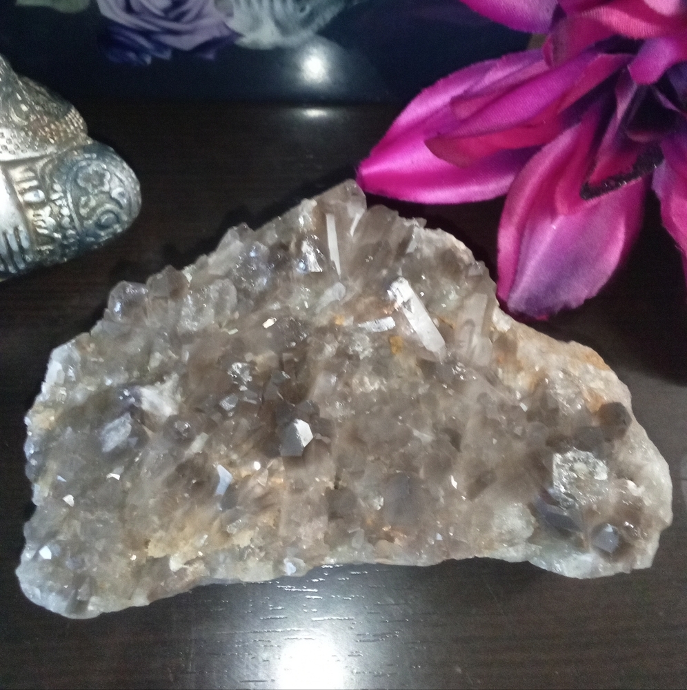 Smoky Quartz Cluster From Brazil - Picture 3 of 13